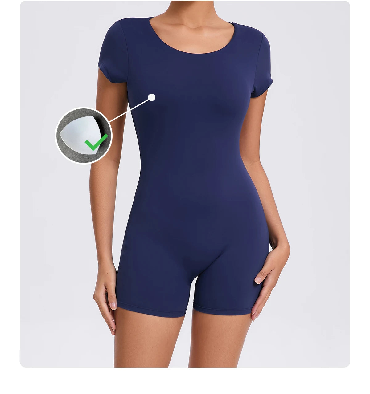 Sporty Jumpsuit Sport Outfit for Woman Sportswear Padding Sports