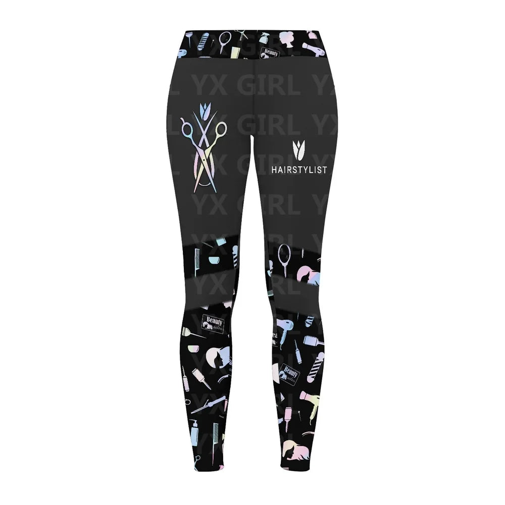 Hairstylist Leggings Hairdressing Clothes