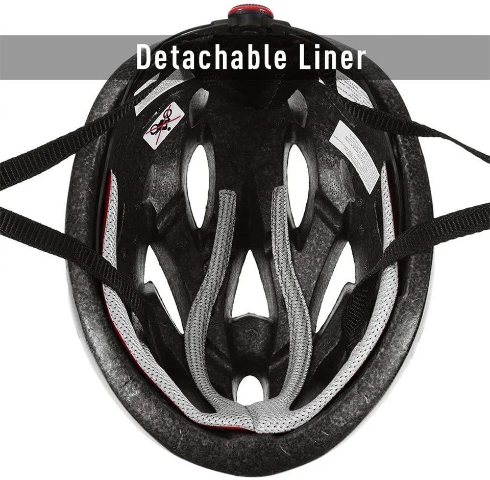 Fietshelm Comfort Voering Lichtgewicht Vezeltextuur Helm