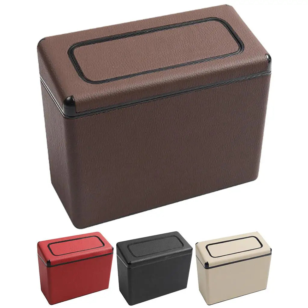 Car Trash Can with Lid Large Capacity Car Accessories Trash