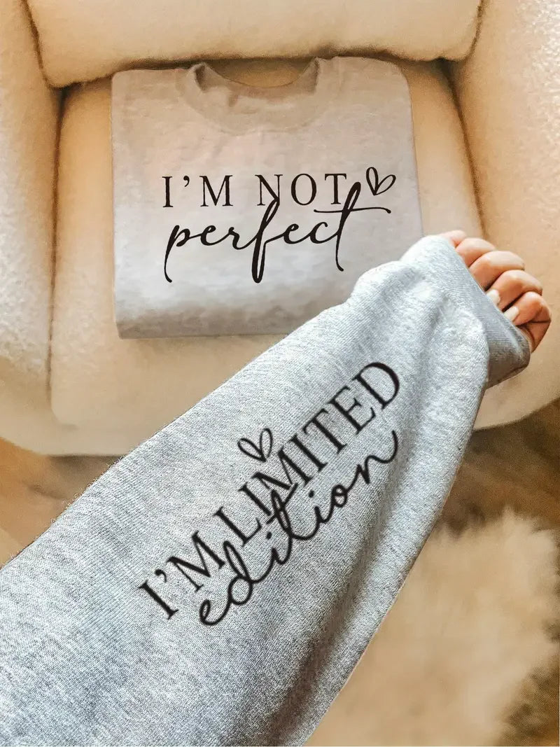 Hoodie Female Letter Print