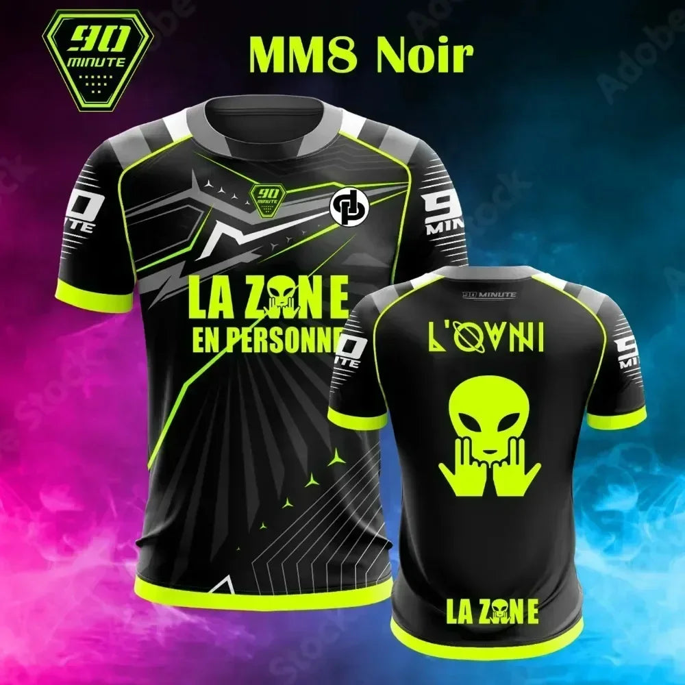 24-25 Men's PSG Fourth Jersey Football Oversized Sports