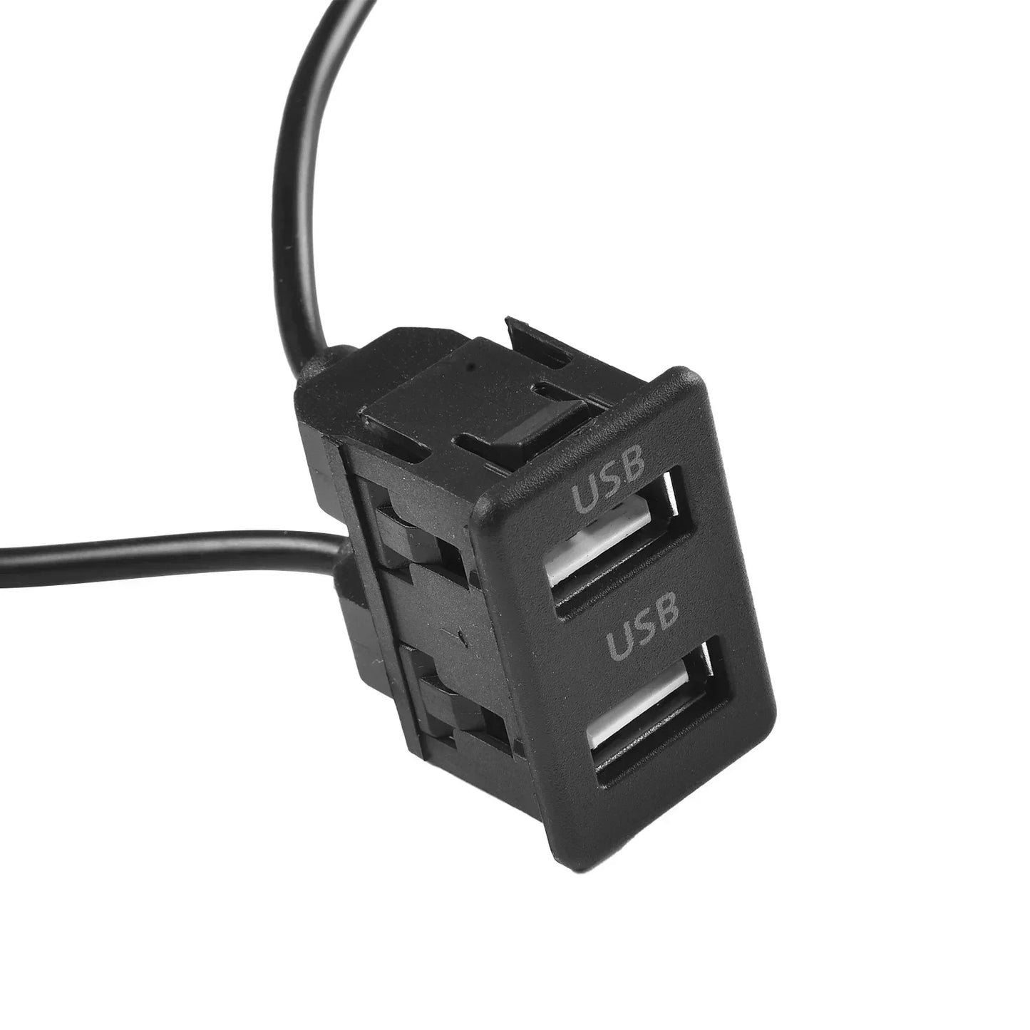 Auto Dashboard USB Socket Dash Mount Dual