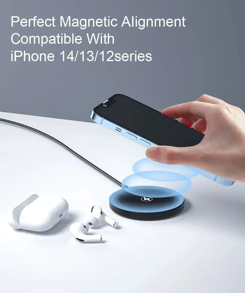 30W Magnetic Wireless Charger Pad Fast Charging