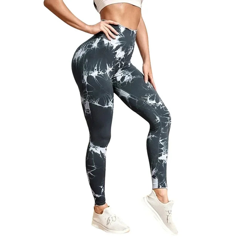 Sexy dames gym yoga leggings hoge taille push-up legging