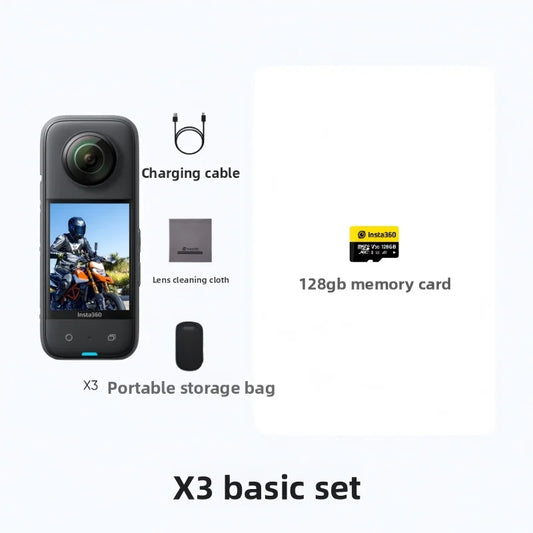 Insta360 X3 BasicSet:360°Panoramic,