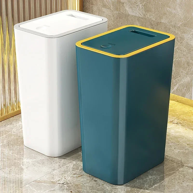 10L Odor Proof Trash Can with One-Touch Modern