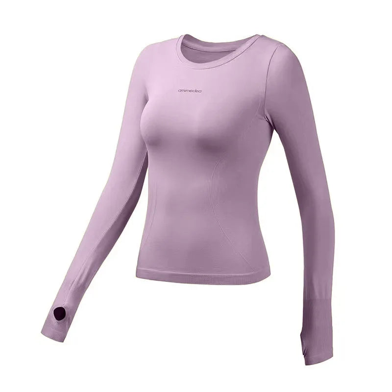 Fitness Tops Women Tight Sports Long Sleeve Yoga