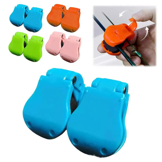 Fishing Rod Holder Fixer Clip Straps Fishing Pole