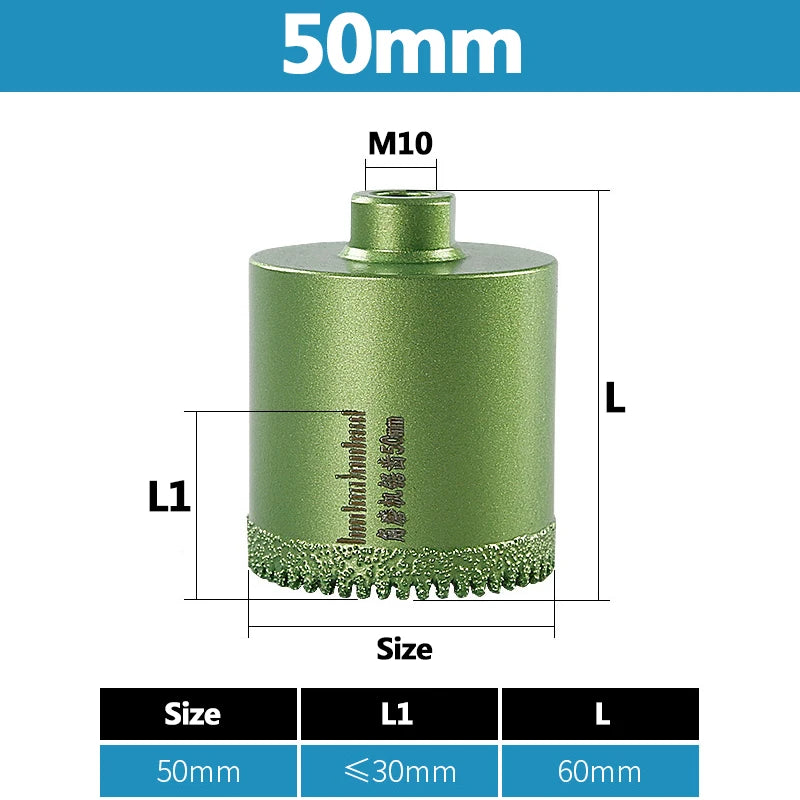 Serrated Dry Drilling Hole Opener Rock Slab/Marble/Quartzite/Granite/