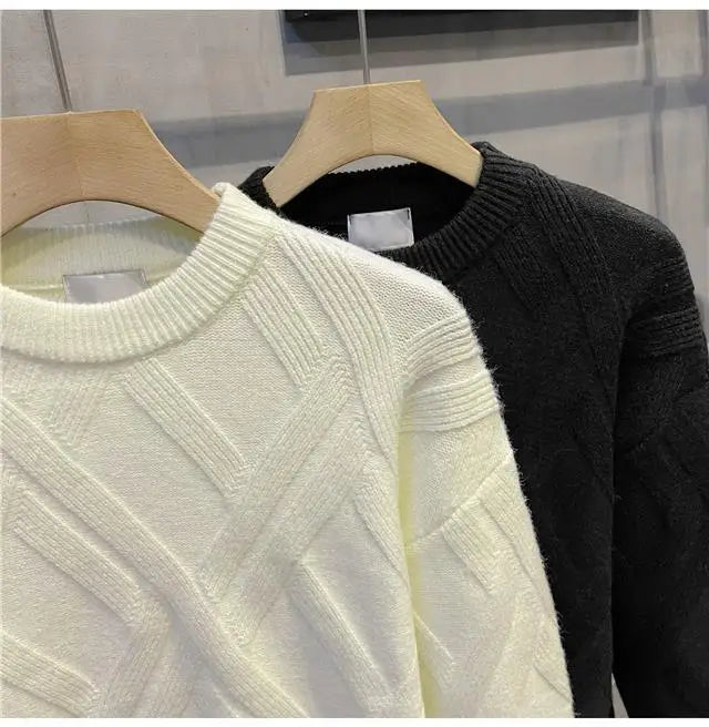 Sweater Men's Autumn and Winter Stripes Versatile New