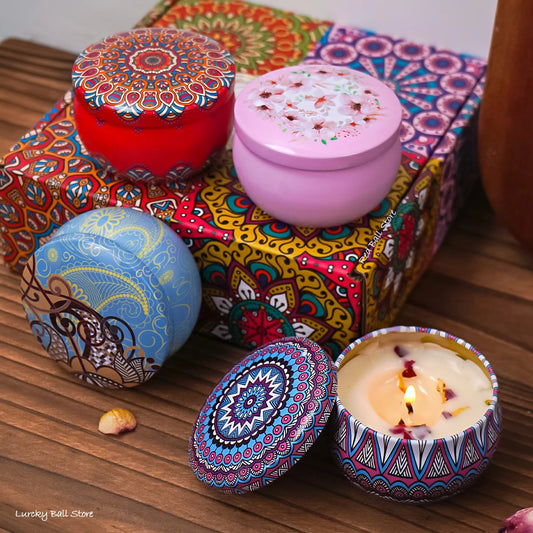 4Pcs/Box Scented Candle Set Gift Islamic