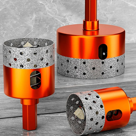 Diamond Brazed Core Dry Drill Bit for Porcelain Tiles Marble
