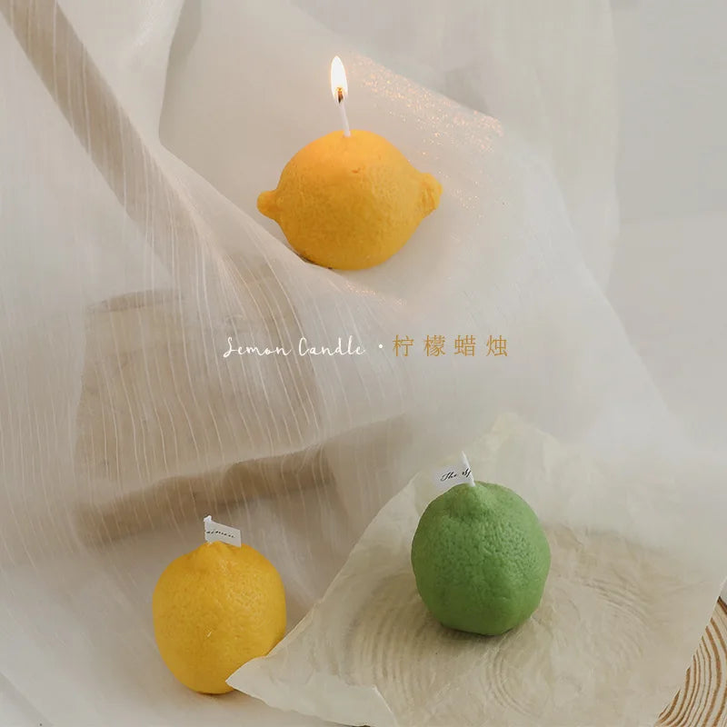 INS Decorative Fragrance Gift Lemon Candle