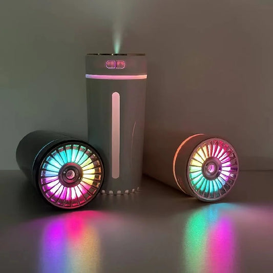 Draadloze autoluchtbevochtiger, draagbaar, 300 ml of USB-diffuser,