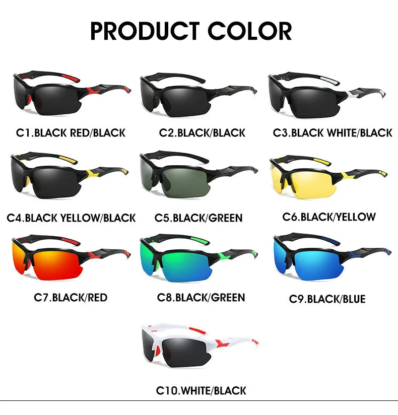 Cycling Polarized Sunglasses for Hiking Fishing