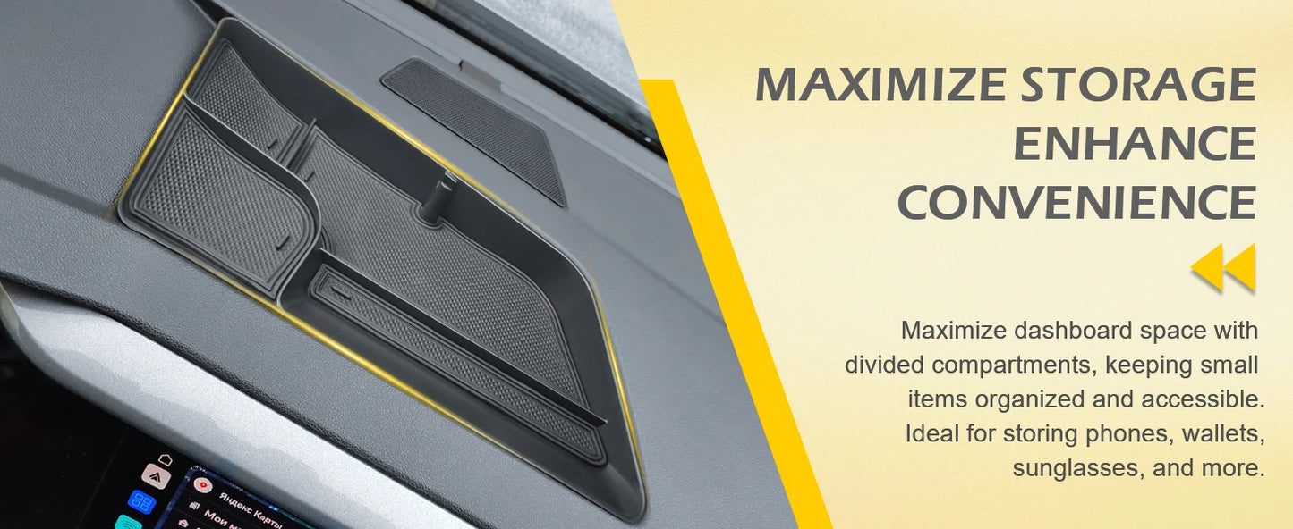 Dashboard Organizer Compatible with Volkswagen Taos 2022 2023 2024