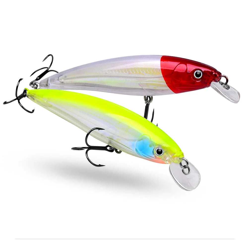 Fish Bait Floating in Water, 40g Biomimetic Artificial Plastic Hard Bait,