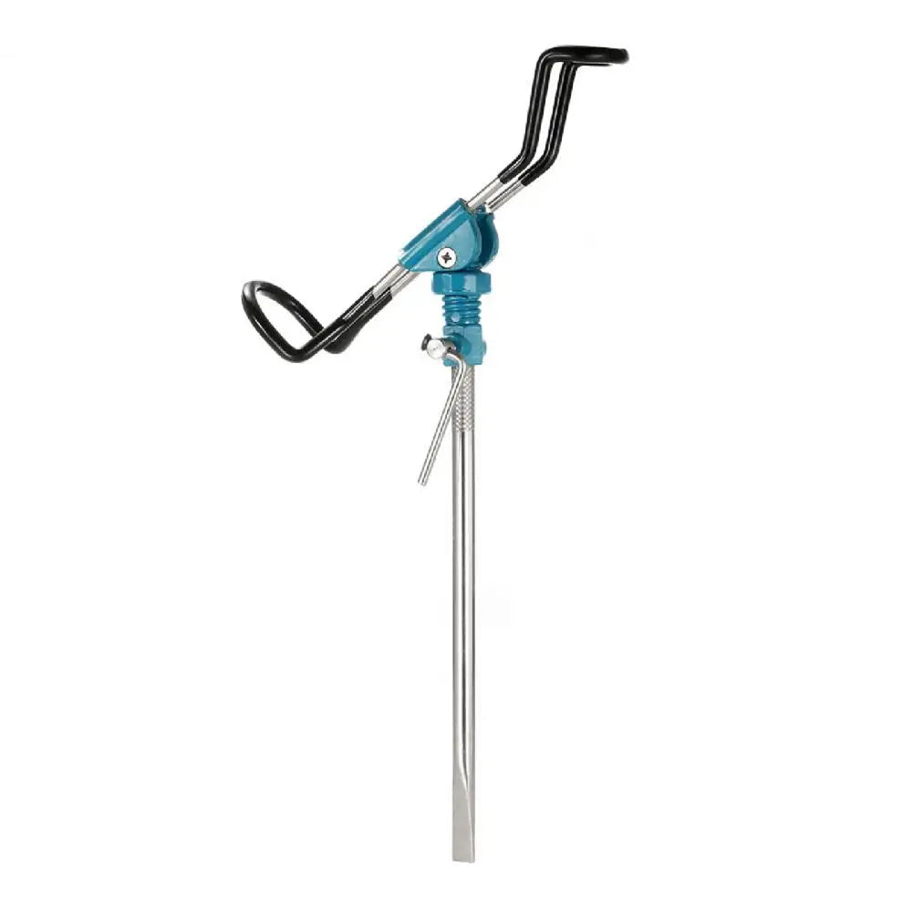 Fishing Rod Tapered Shape Pole Bracket Non-slip Stainless Steel Adjustable Fishing Turret Support Fishing Tackle Rod Holder
