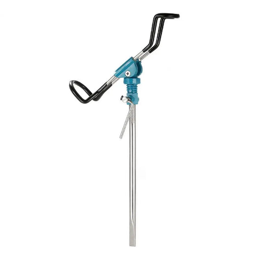 Fishing Rod Tapered Shape Pole Bracket Non-slip Stainless Steel Adjustable Fishing Turret Support Fishing Tackle Rod Holder