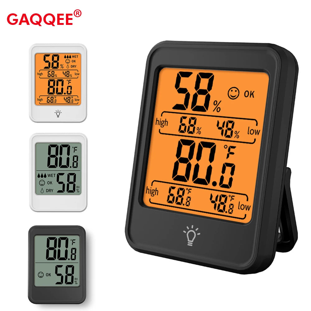 Large Size LCD Digital Thermometer Hygrometer Indoor Room Electronic
