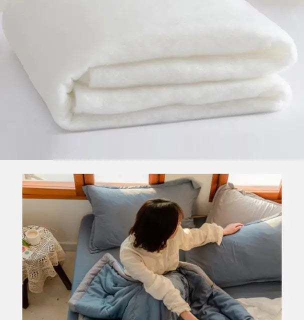 2025 New Japanese Polyester-Cotton Quilted Summer Duvet -