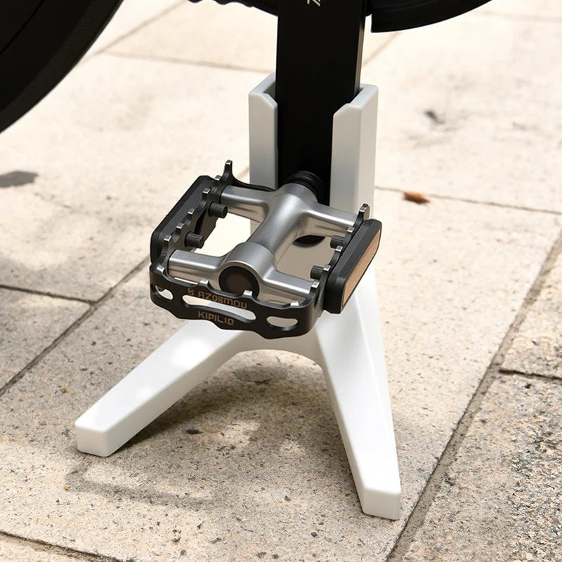 Cycling Bike Stand, Sidestand Convenient Pedal Frame,