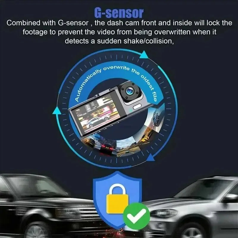 1080P Car Dvr 2/3 Camra Dash Cam for Cars Camera