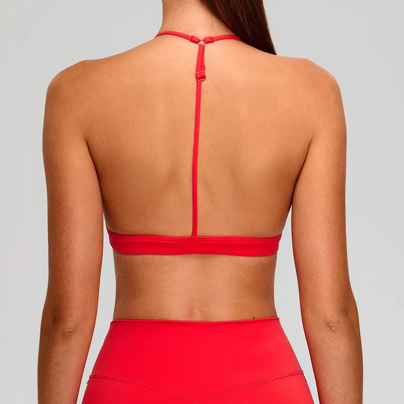 Sports Bra for Women Fitness Top Push Up Sport Bra Backless