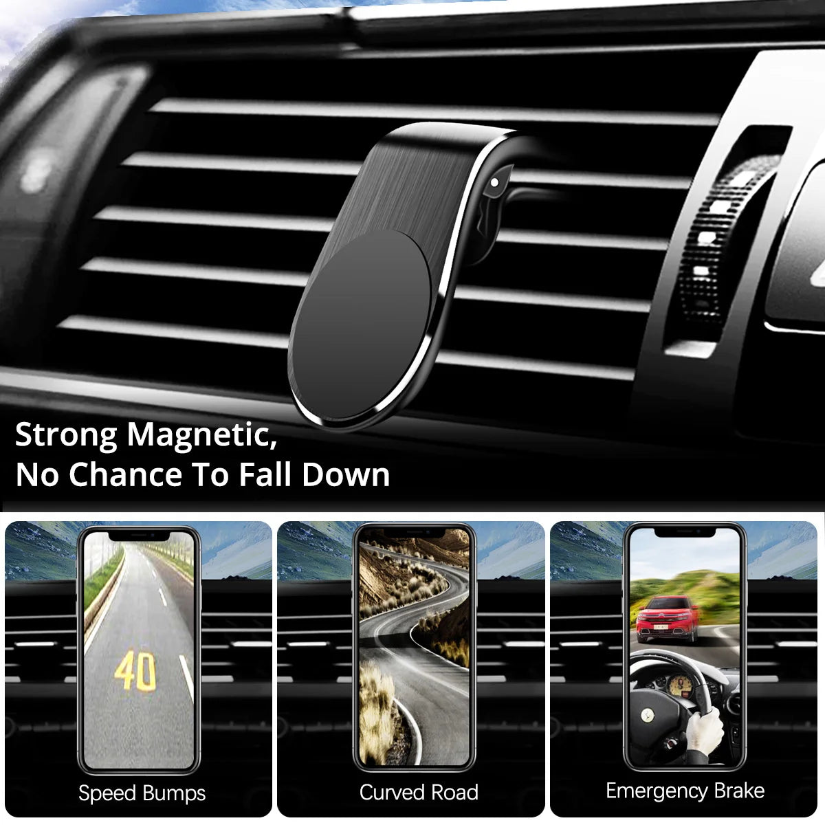 Magnetic Car Phone Holder  Multifunctional  Air
