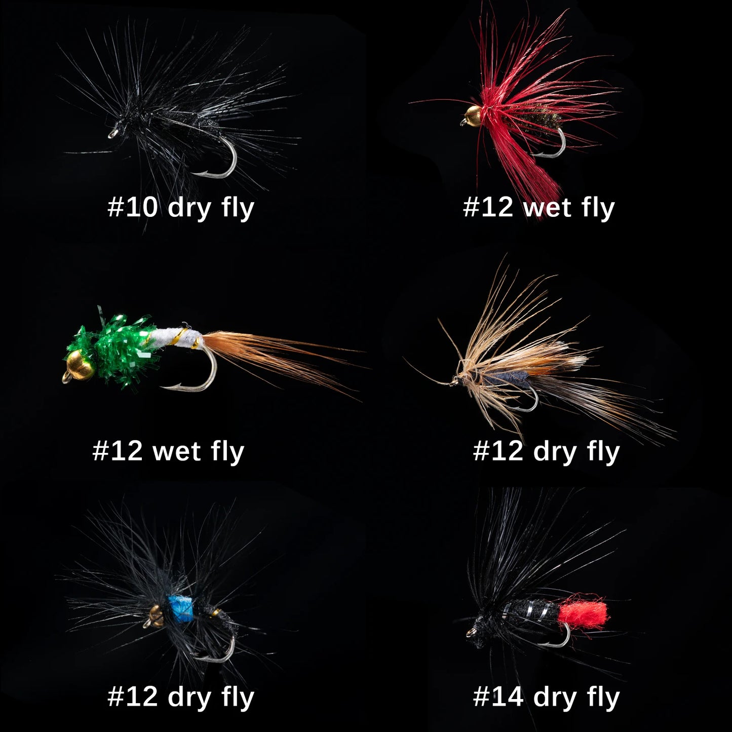Goture Fly Fishing Flies Kit 30pcs