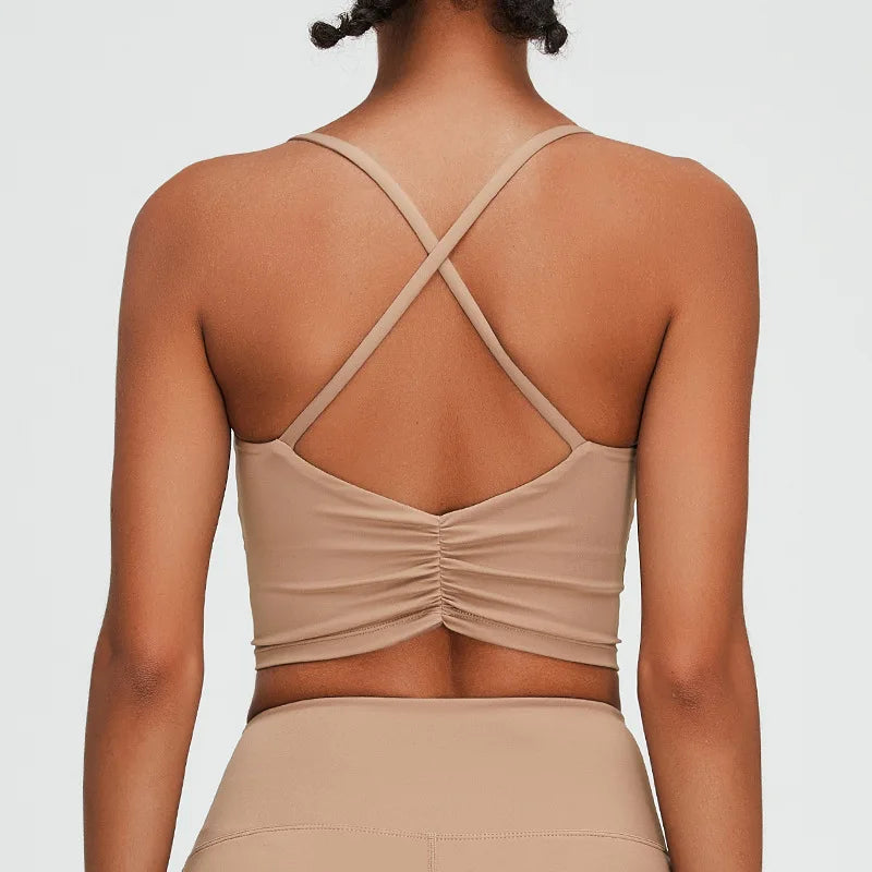 New Sports Underwear Female Cross Back Undershirt