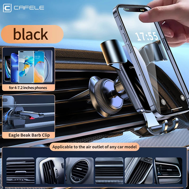 CAFELE Phone Holder in Car Mount for iphone 16 15 14 13 12