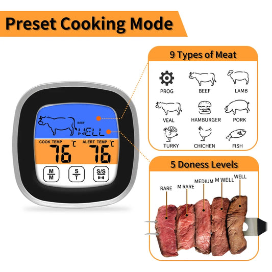Digitale thermometer voor in de keuken,
