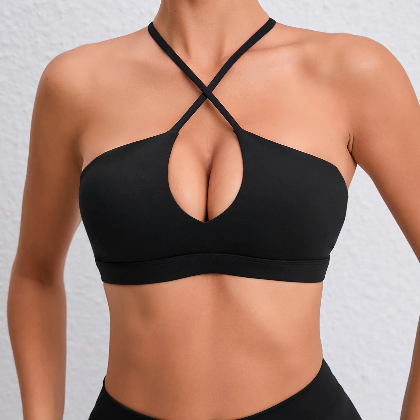 Sportieve dames tops, fitnesskleding, push-up yoga bh's,