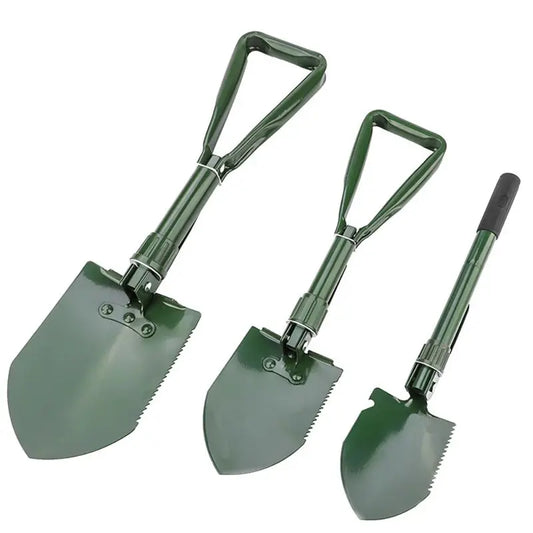 Folding Camping Shovel, High Carbon Steel Entrenching Tool