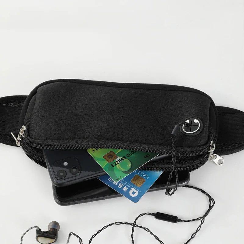 Sport Running Waist Bag Zipper Fanny Pack Adjustable