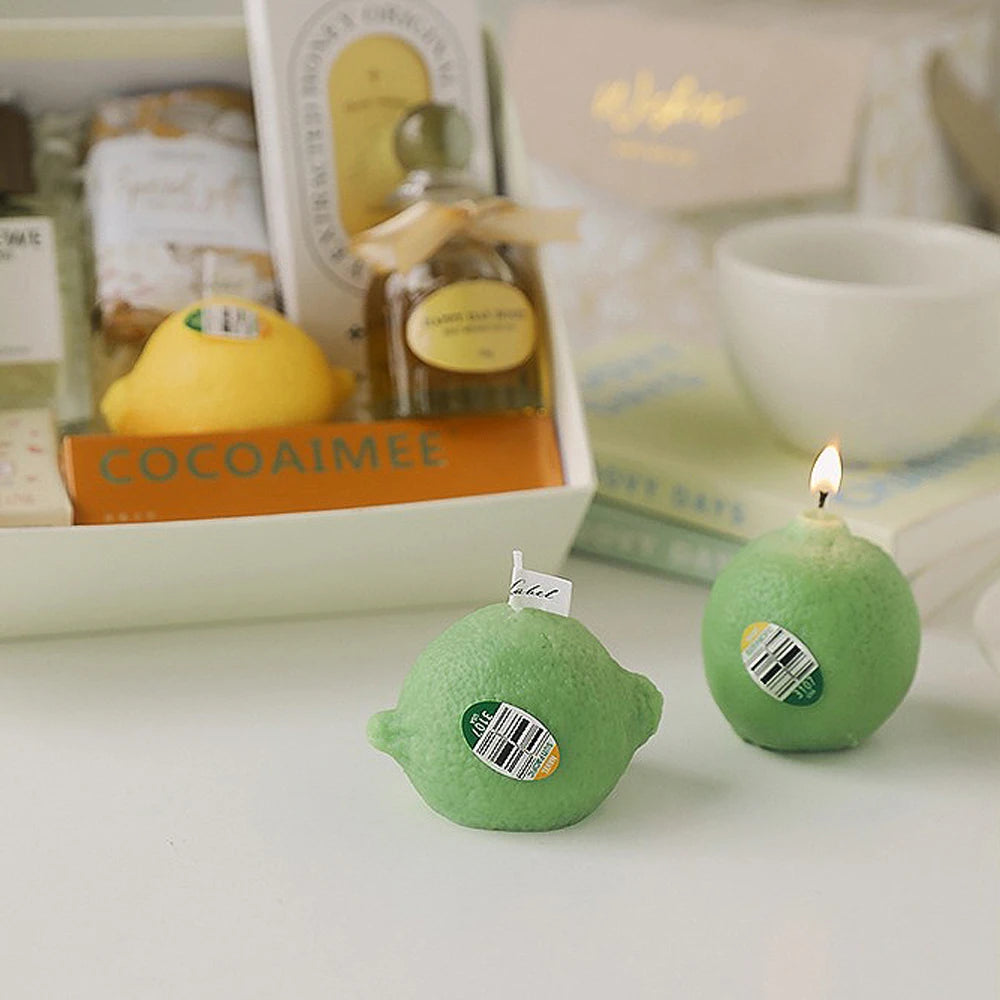 INS Decorative Fragrance Gift Lemon Candle