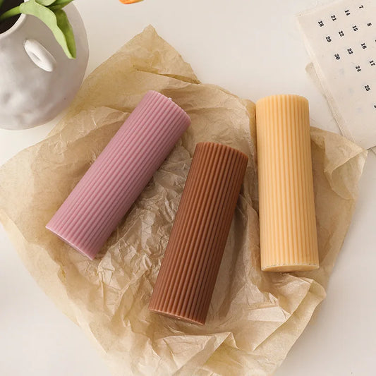 Pillar Candles Cylindrical gear candle household