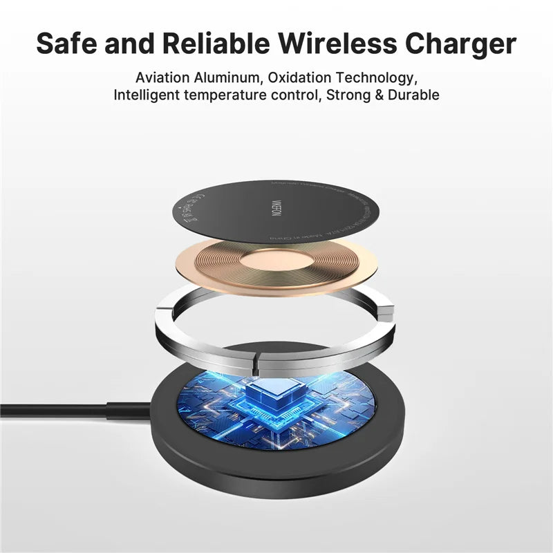 100W Magnetic Wireless Charger Pad USB