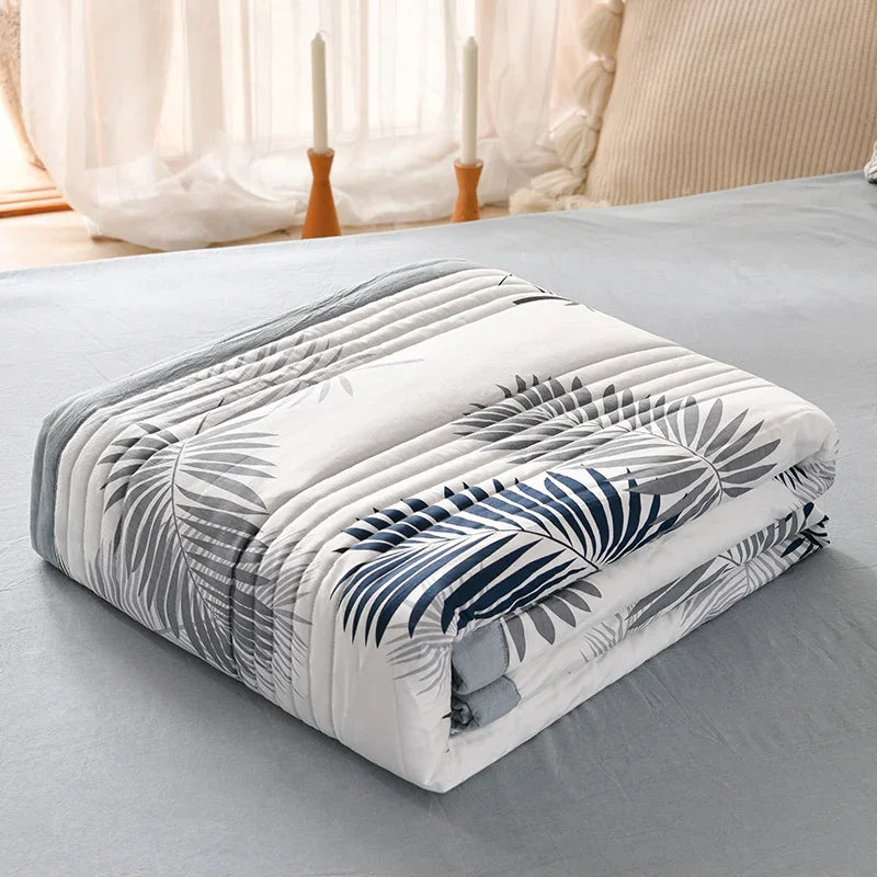 Duvet for Summer Double Bed Linen Quilted Bedspread 150X200