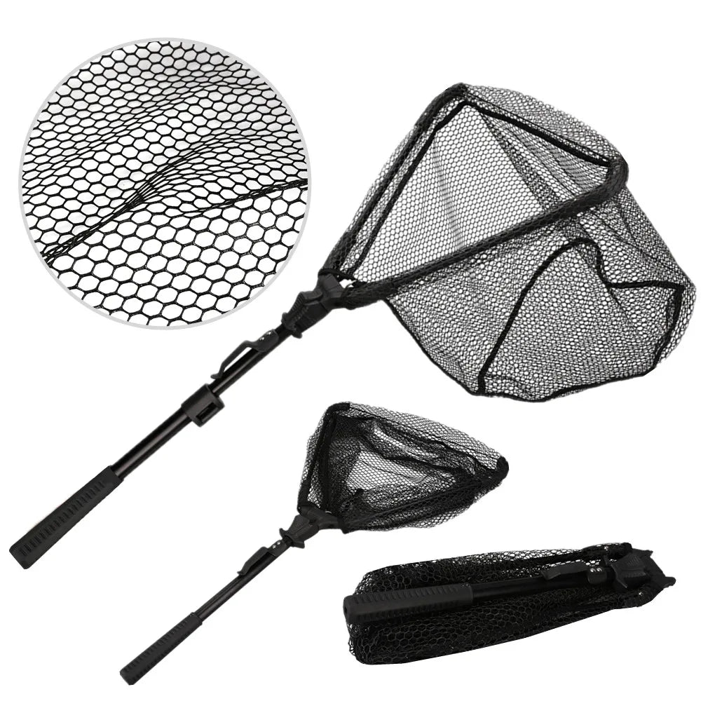 190cm 92cm 55cm Telescopic Landing Net Folding Fishing Pole
