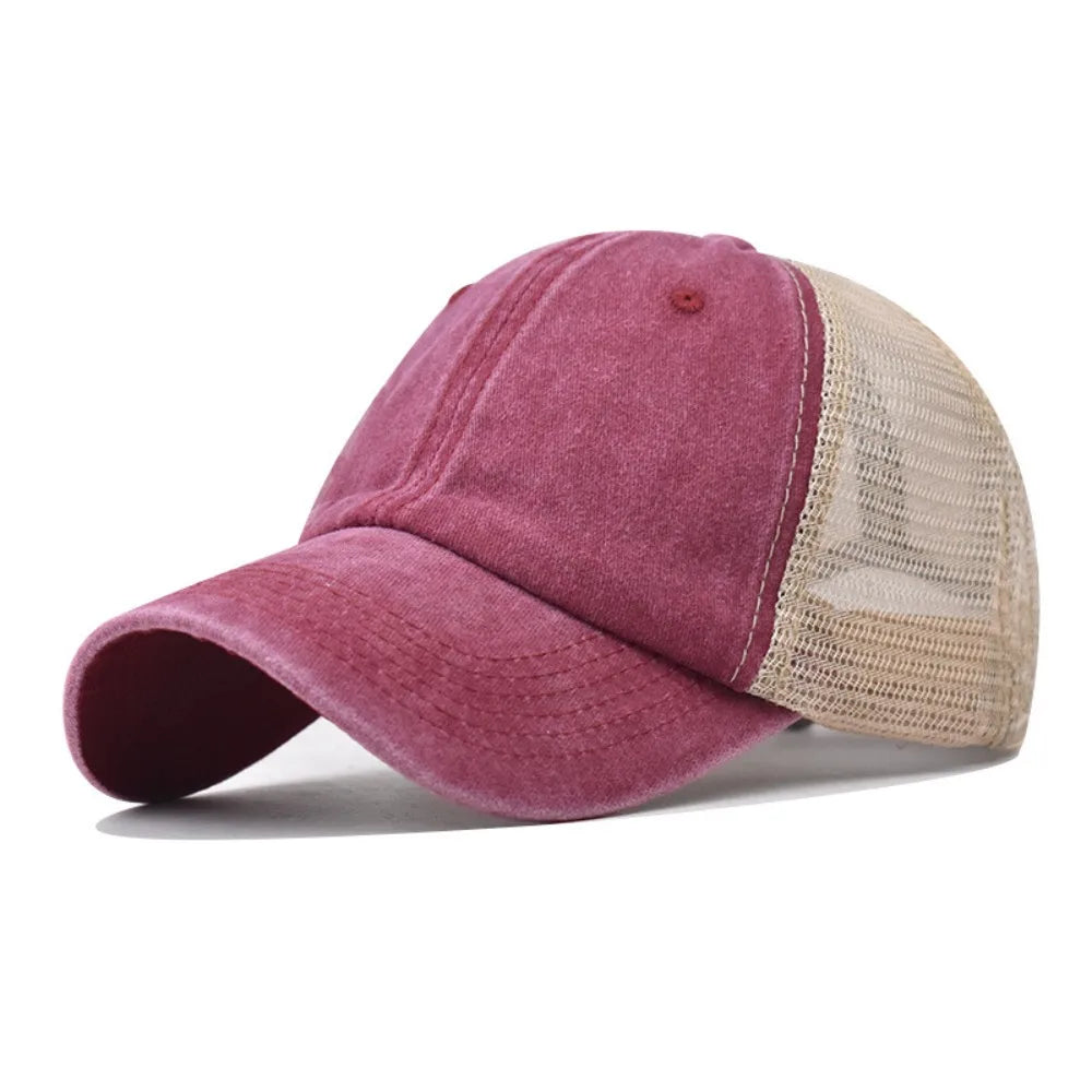 UV Protection Sport Hat Washed Cotton Baseball Cap