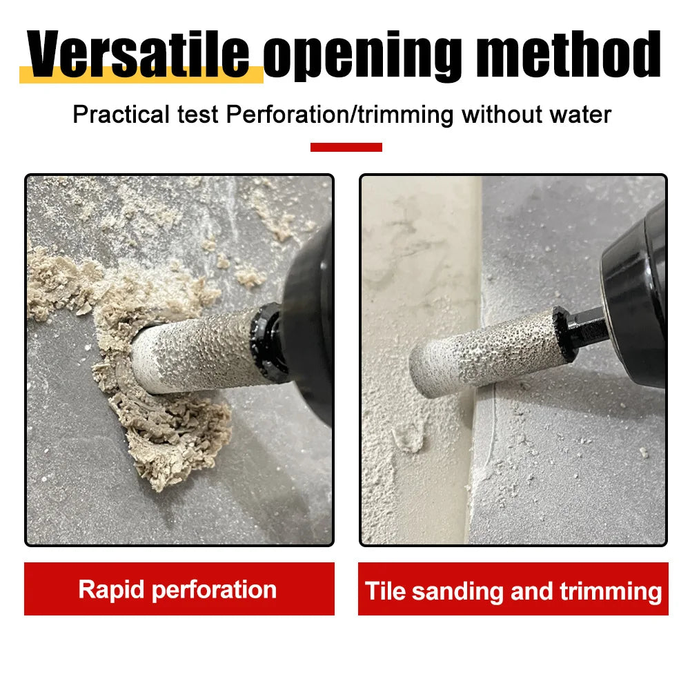 Drilling and Grinding Hexagonal Shank Diamond Drill Bit