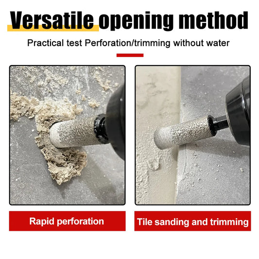 Drilling and Grinding Hexagonal Shank Diamond Drill Bit