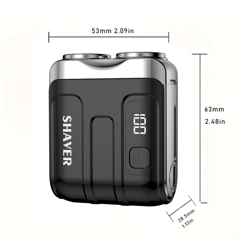 Smart shaver, electric razor, double head, full body
