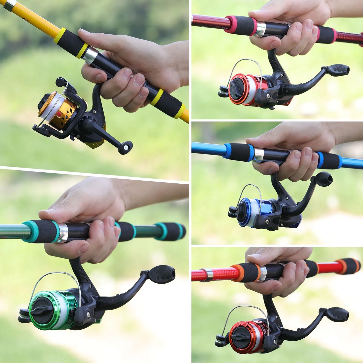 Sougayilang Spinning Fishing Rod and Reel Combo1.8M