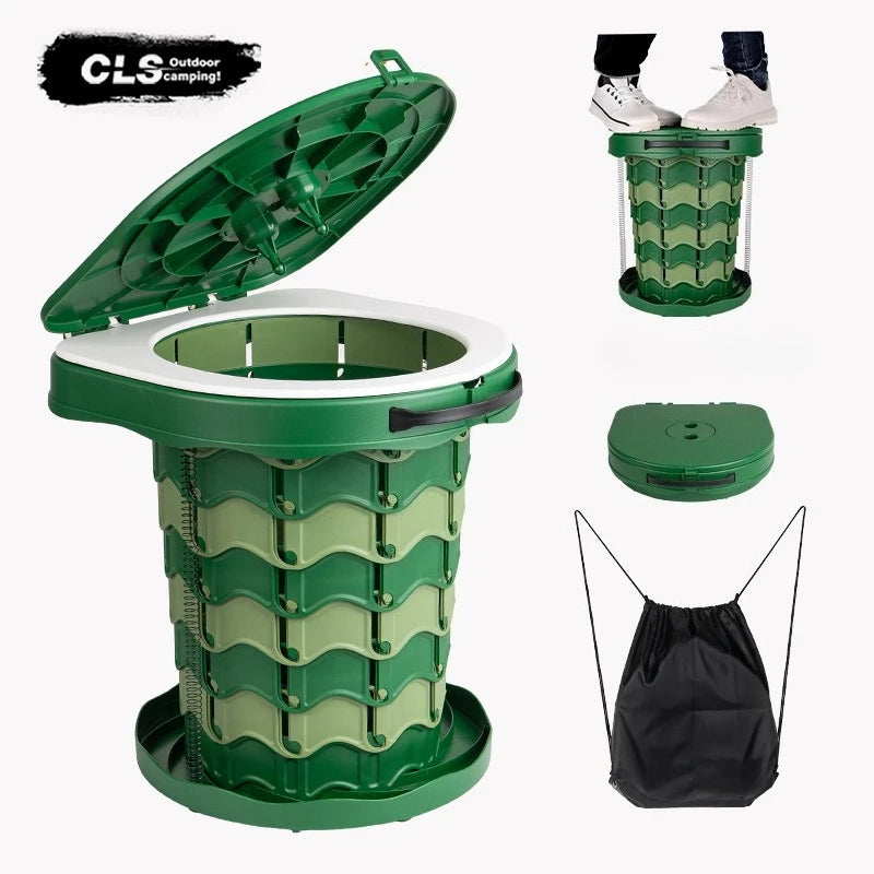 CLS Portable Foldable Camping Toilet Outdoor Travel