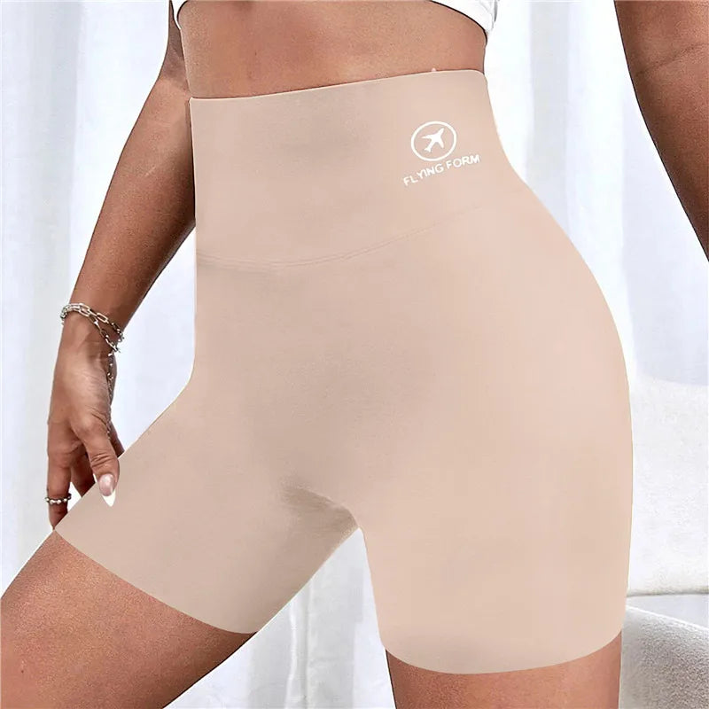 Women Yoga Sports Shorts High Waist Fitness