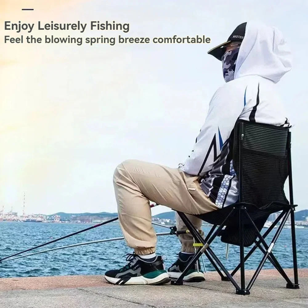 Camping Chair Outdoor Folding Beach Multifunctional